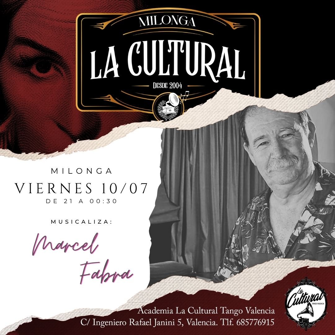 Milonga La Cultural poster