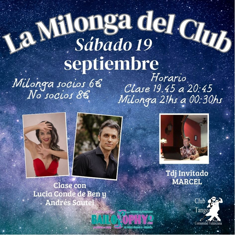 La Milonga del Club poster