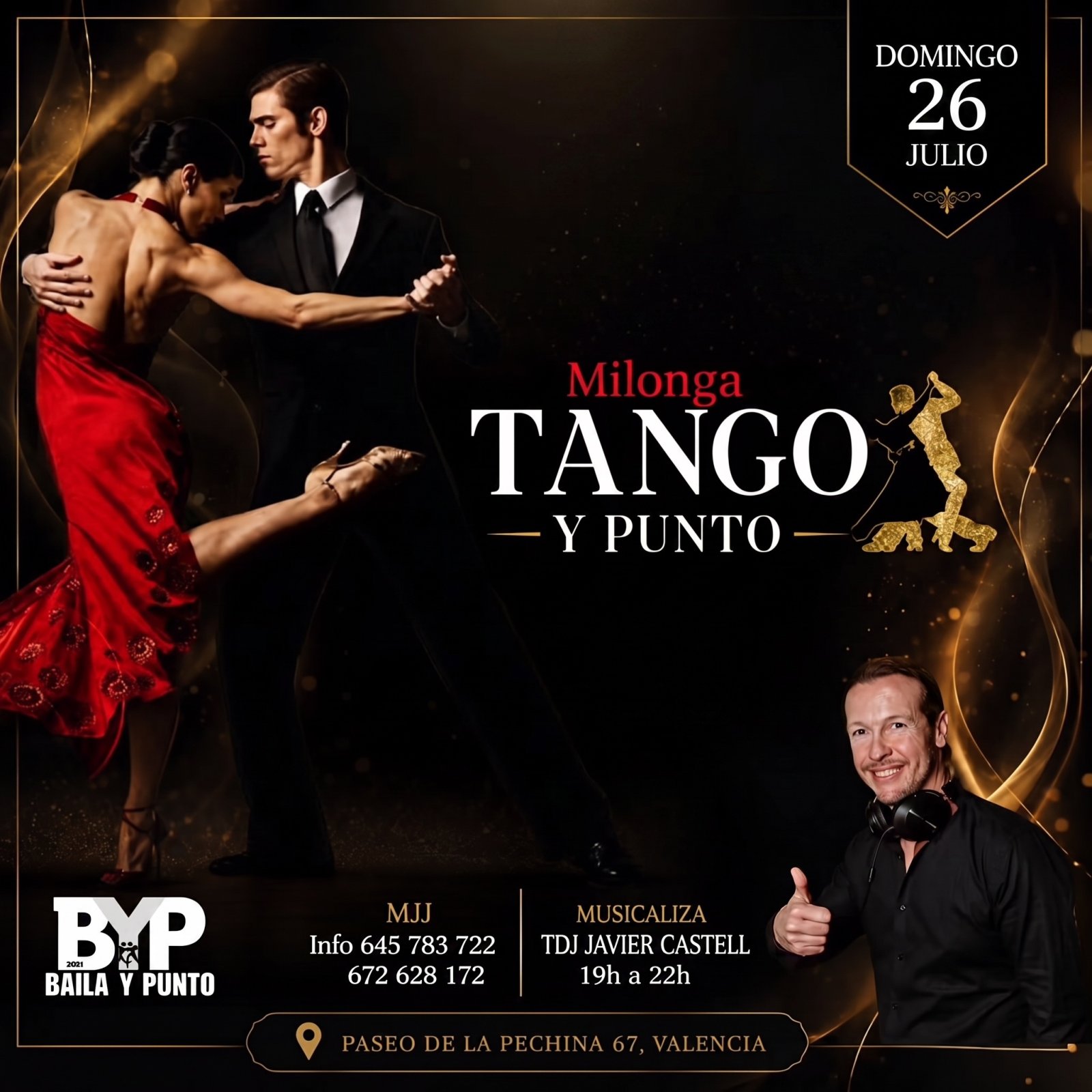 Milonga Tango y Punto poster