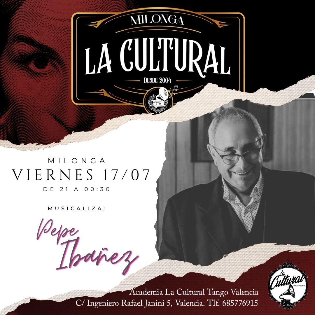 Milonga La Cultural poster