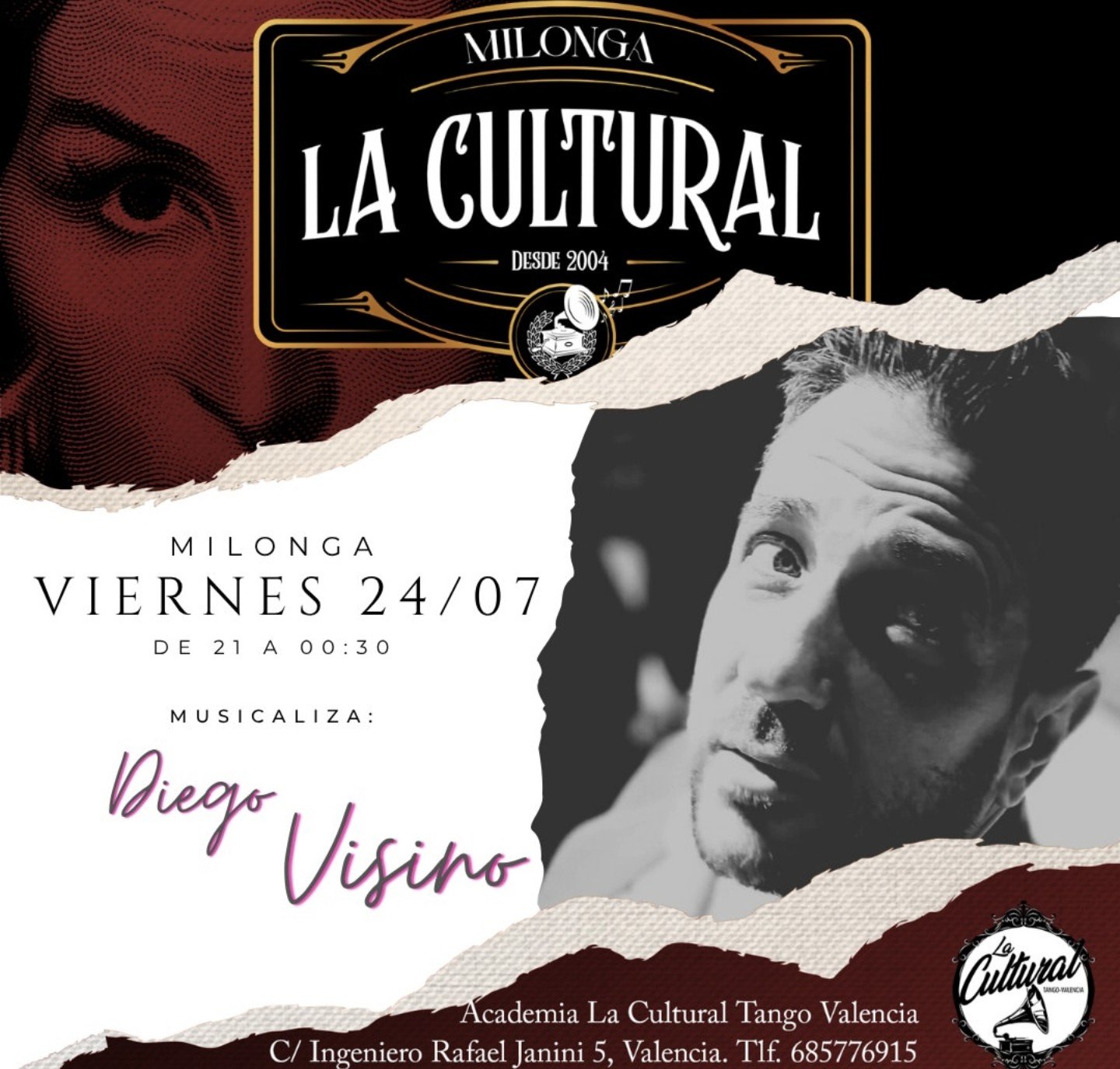 Milonga La Cultural poster