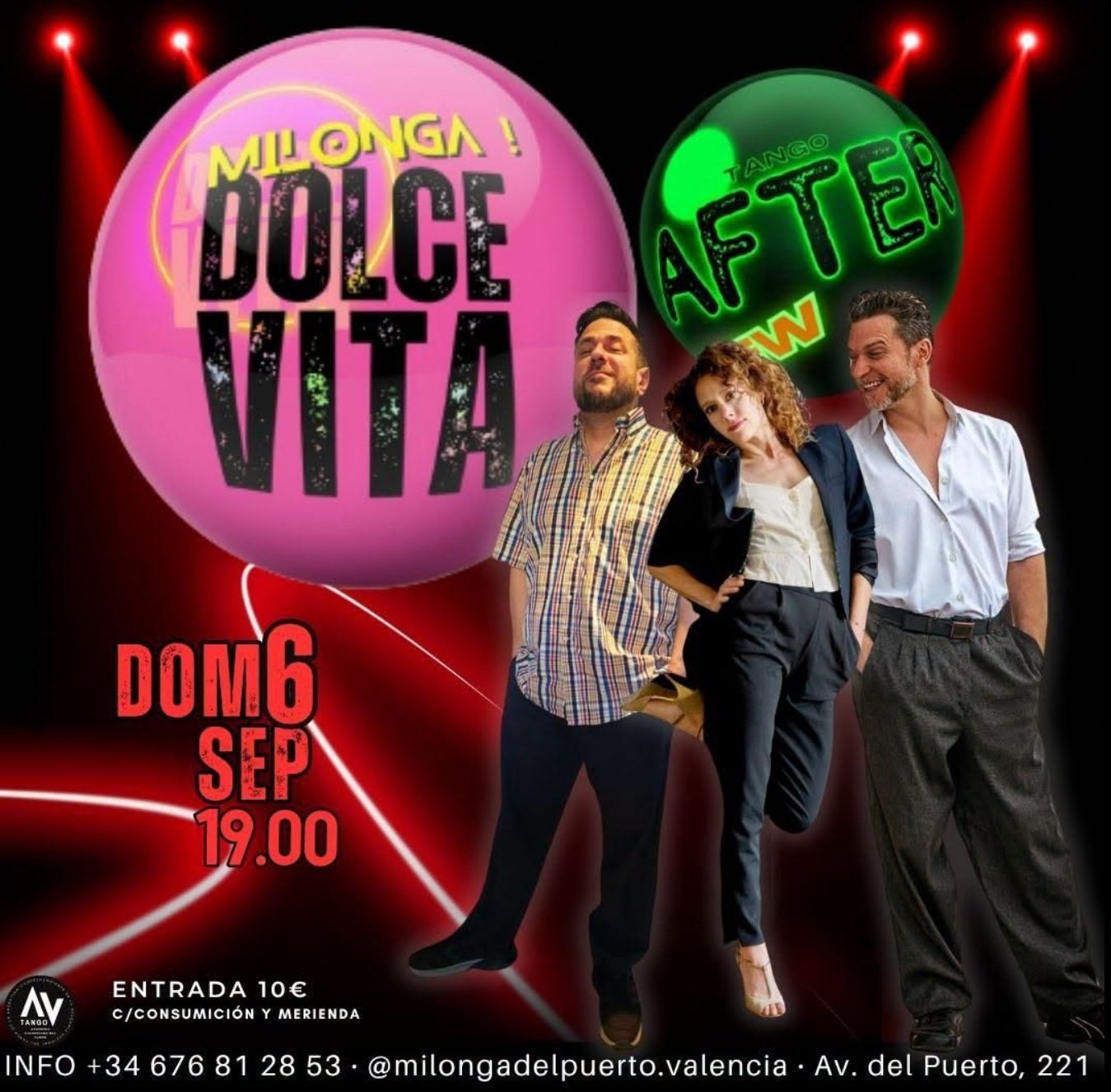Milonga Dolce Vita + After poster
