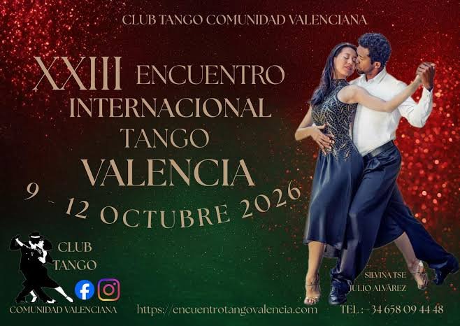 XXIII Encuentro Internacional Tango Valencia poster